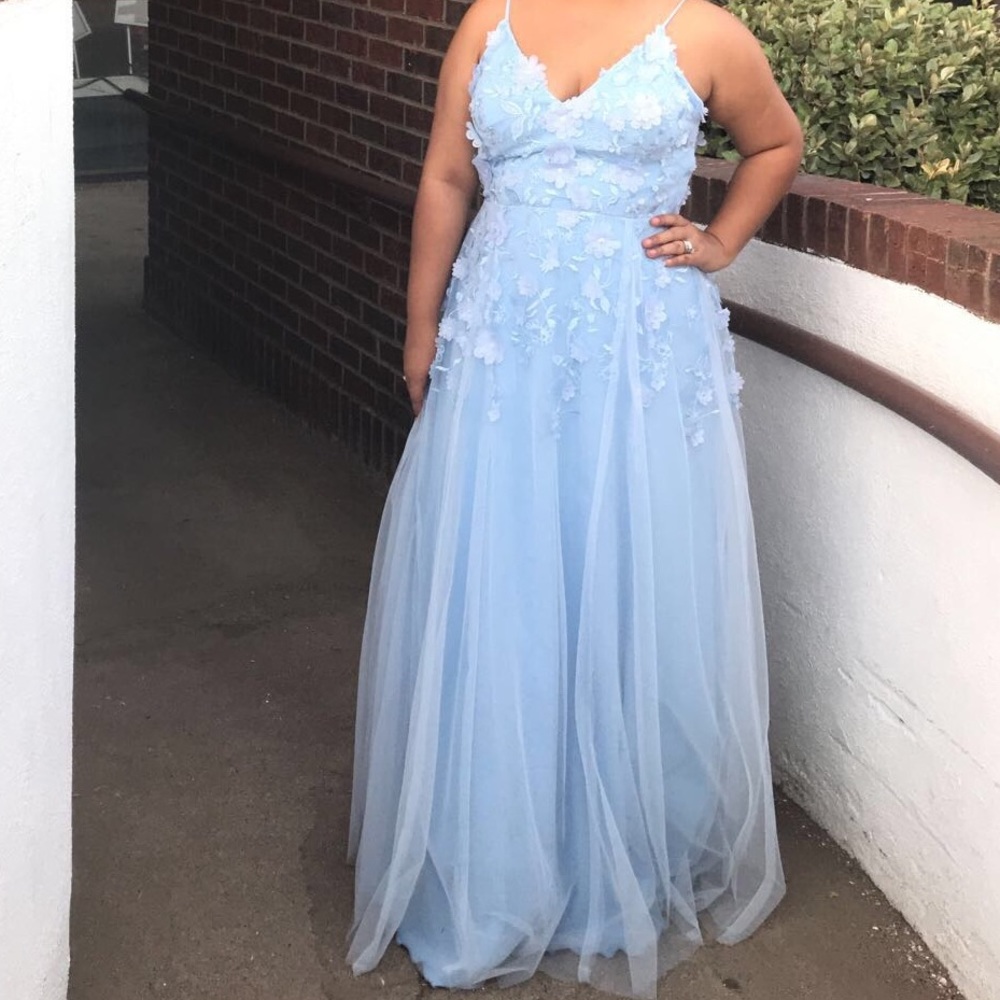 Light blue Long dress